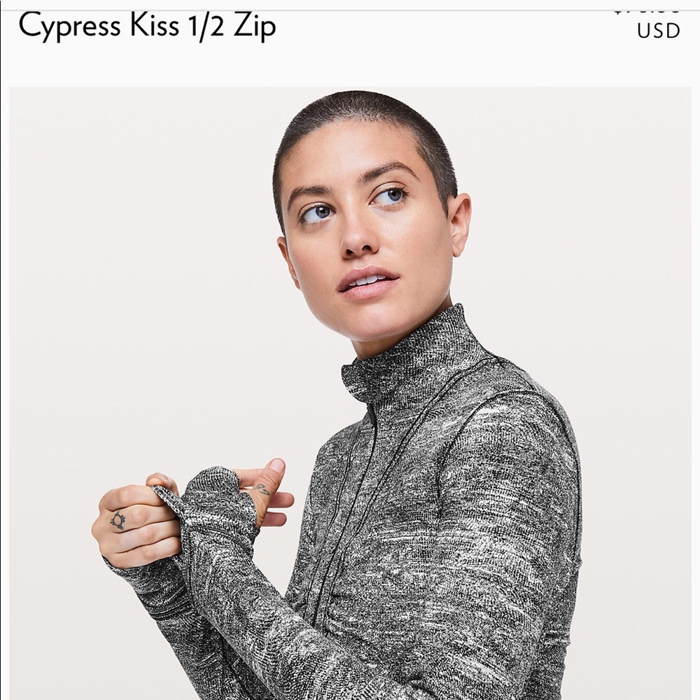 NWOT Lululemon 1/2 Zip and Define Jacket - Picture 4 of 5